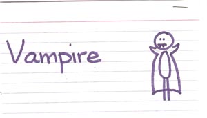 Vampire card